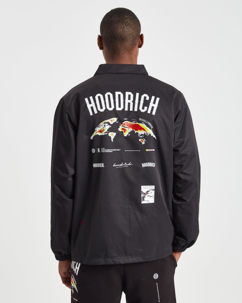 Og Import Jakke Sort/hvit/rød Hoodrich