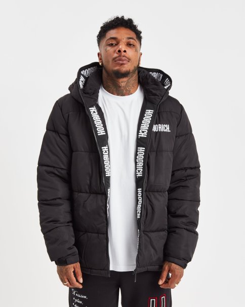 Og Infield Jakke Hoodrich Svart