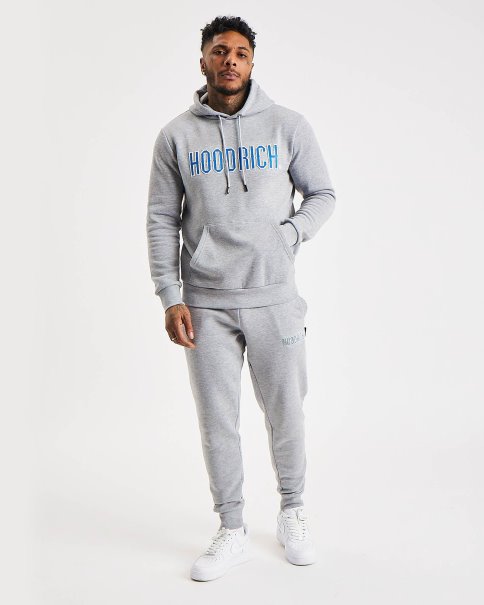 Og Crush Treningsdress Grå/hvit/sterk Blå Hoodrich