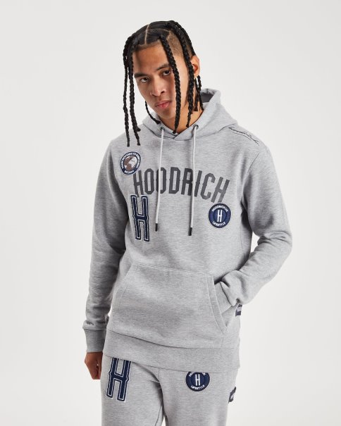 Hoodrich Hettegenser I Gråmelert/blå Og Pacific