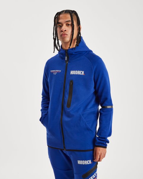 Hoodrich Sodalite Blå/hvit/fiesta Og Cycle Full Zip Hettegenser