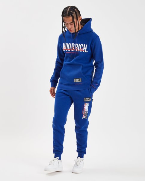 Og Blend Joggers Sodalitt Blå/hvit/litchi Hoodrich