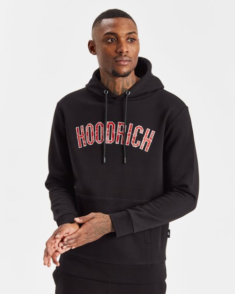 Og Paisley Hettegenser Sort/rød/hvit Hoodrich