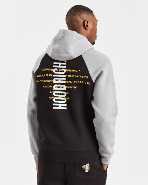 Sort/sludd/hvit/påskelilje Og Levelz Hettegenser Hoodrich