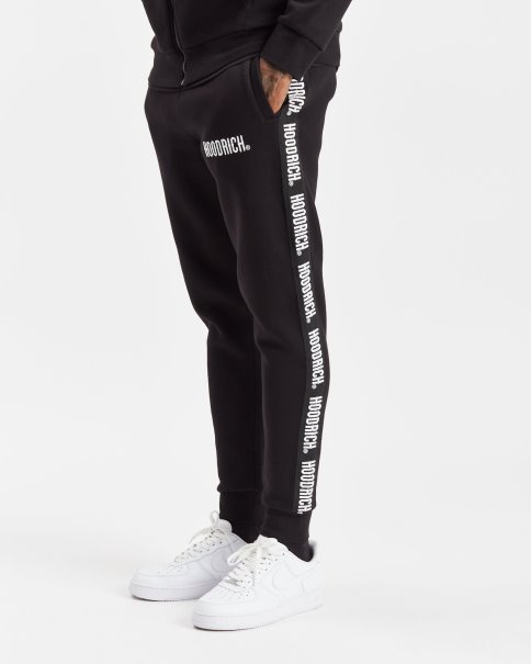 Sort/hvit Hoodrich Og Infield Joggere
