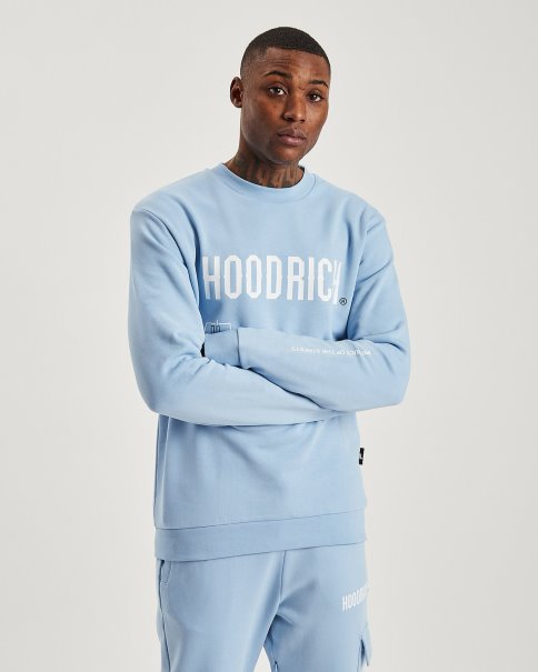 Og Akira V5 Sweatshirt Rolig Blå/hvit/sky Hoodrich