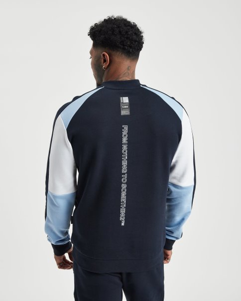 Hoodrich Marine/rolig Blå/hvit Og Flash Sweatshirt
