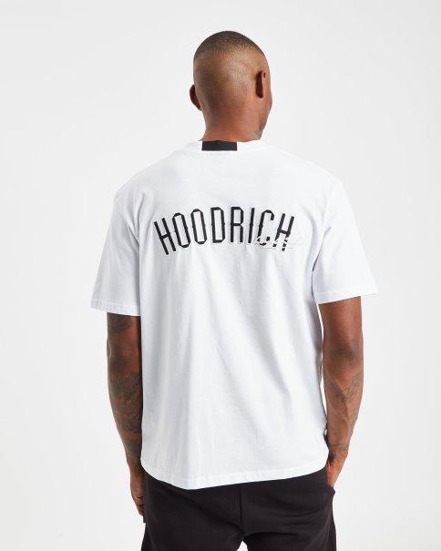 Hoodrich Og Stack T-skjorte Hvit/svart