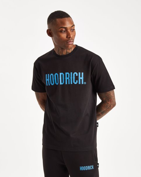 Svart/asurblå Hoodrich Og Core T-skjorte