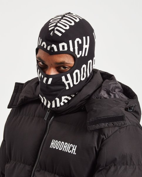 Sort/hvit Hoodrich Og Stor Repro Balaclava