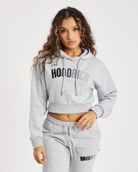 Og Kraze Cropped Hoodie Heather Grey/grey (restock) Hoodrich