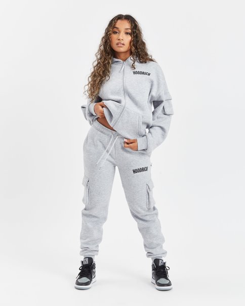Og Luna Cargo Joggers Hoodrich Heather Grå/svart (restock)
