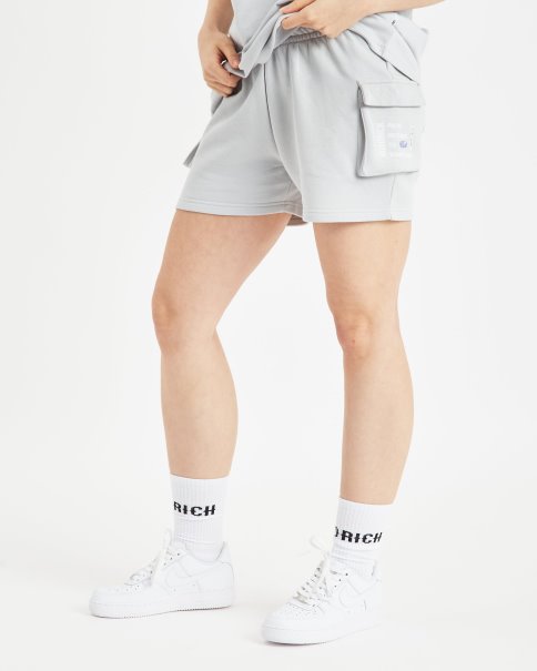Og Frenzy Cargo Shorts østers/hvit/fiolett Hoodrich