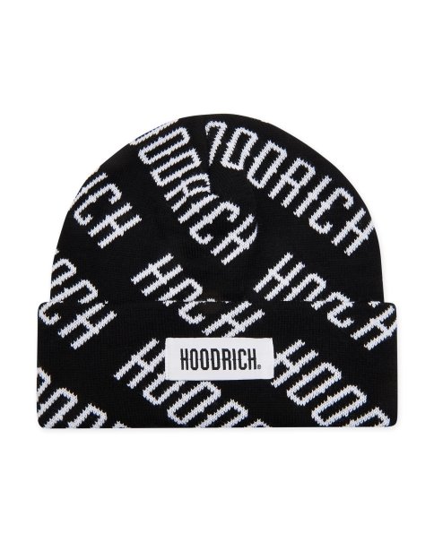 Sort/hvit Hoodrich Og Logo Lue